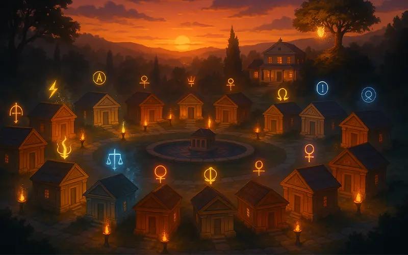 Camp Half-Blood Cabins Overview